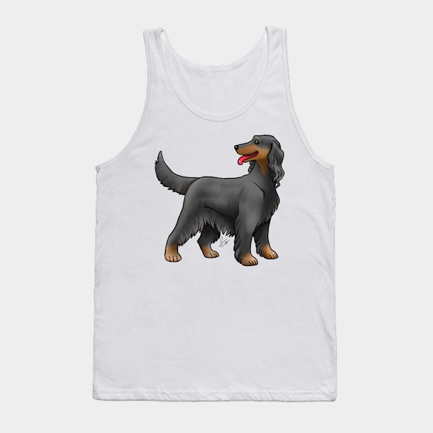 Dog - Irish Setter - Black and Tan Tank Top by Jen's Dogs Custom Gifts and Designs